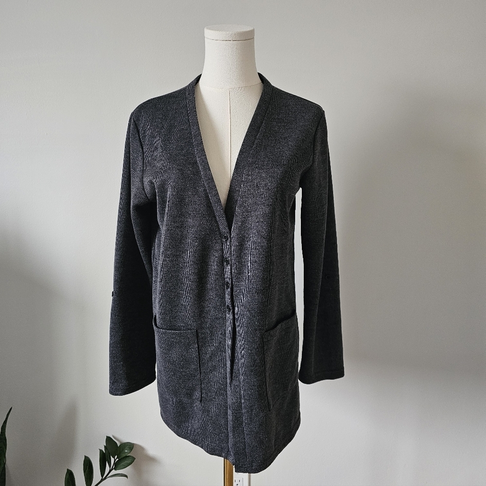 Lili Sidonio Molly Bracken XXS Grey button up cardigan